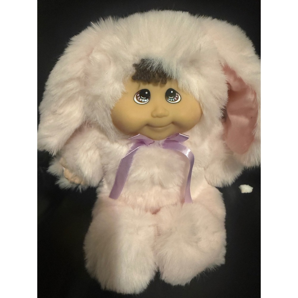 Kuddle Love Kids Pink Bunny Plush Doll Cabbage Patch Style‎ Easter Bunny Toy